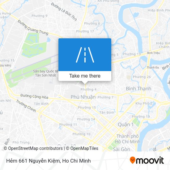 Hẻm 661 Nguyễn Kiệm map