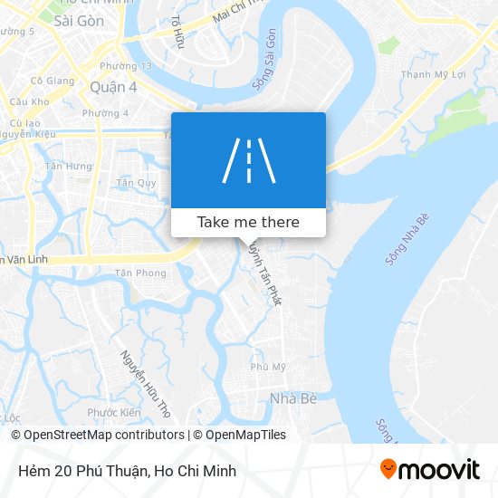 Hẻm 20 Phú Thuận map