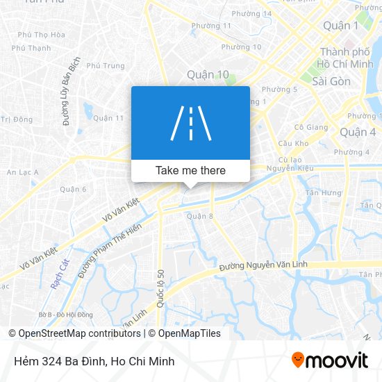 Hẻm 324 Ba Đình map