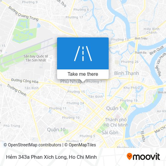 Hẻm 343a Phan Xích Long map