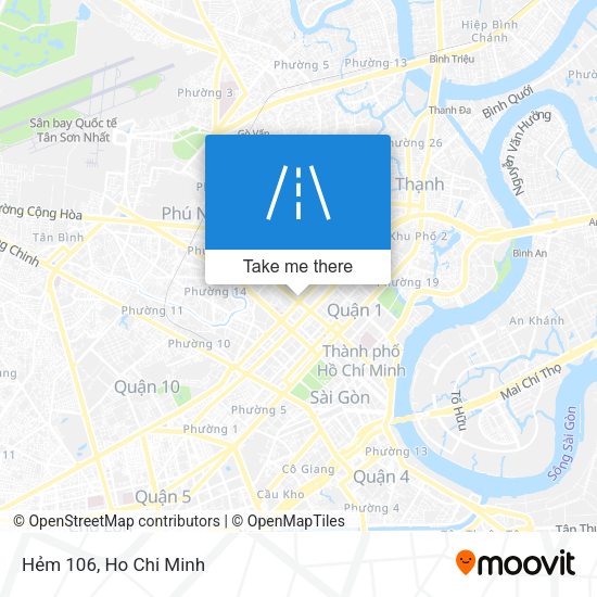 Hẻm 106 map