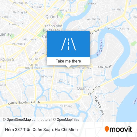 Hẻm 337 Trần Xuân Soạn map