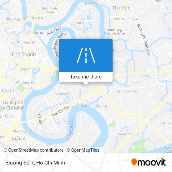 Đường Sổ 7 map