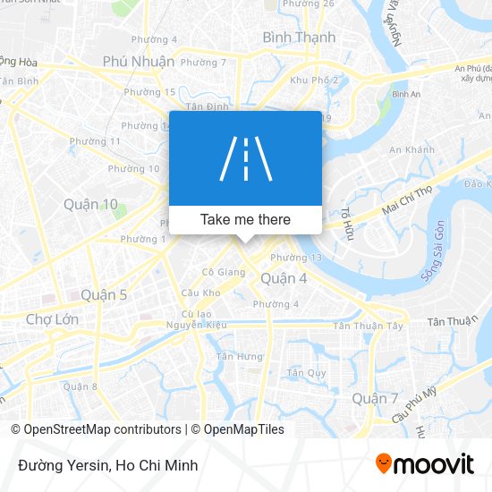 Đường Yersin map