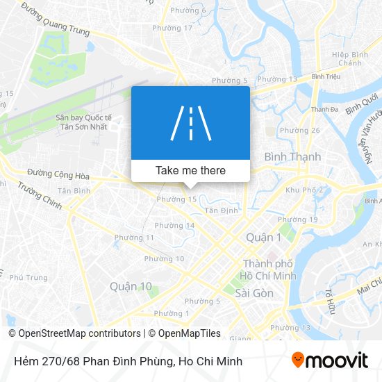 Hẻm 270/68 Phan Đình Phùng map