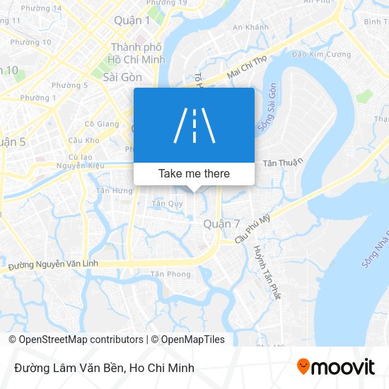 Đường Lâm Văn Bền map