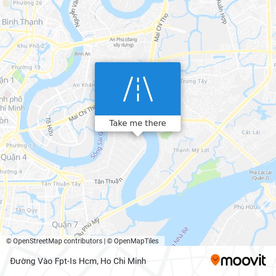 Đường Vào Fpt-Is Hcm map
