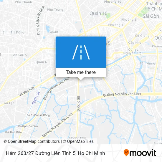Hẻm 263/27 Đường Liên Tỉnh 5 map