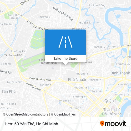 Hẻm 60 Yên Thế map