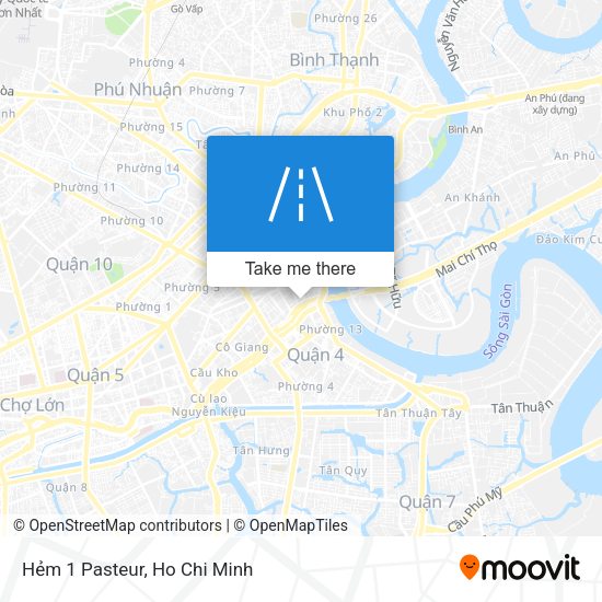 Hẻm 1 Pasteur map