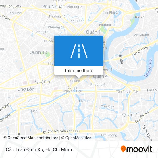 Cầu Trần Đình Xu map