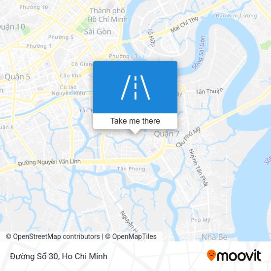 Đường Sổ 30 map