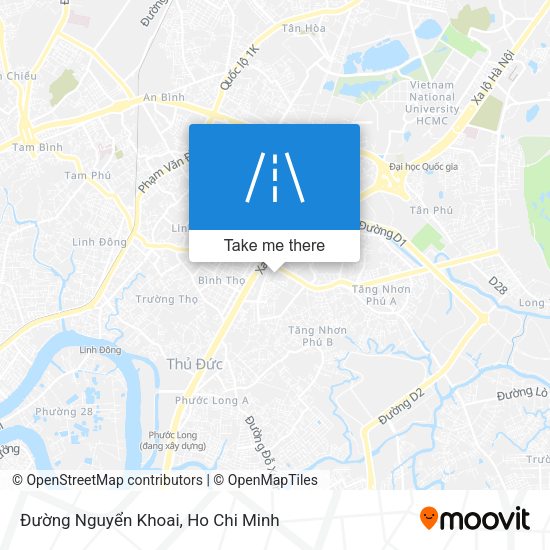 Đường Nguyển Khoai map