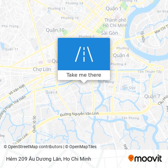 Hẻm 209 Âu Dương Lân map