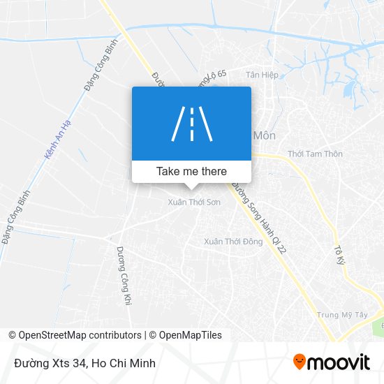 Đường Xts 34 map
