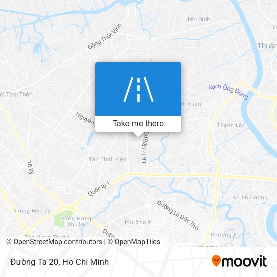 Đường Ta 20 map