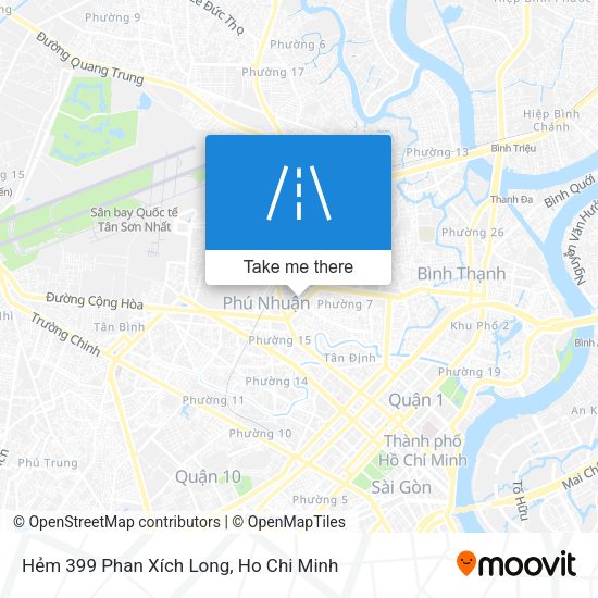 Hẻm 399 Phan Xích Long map
