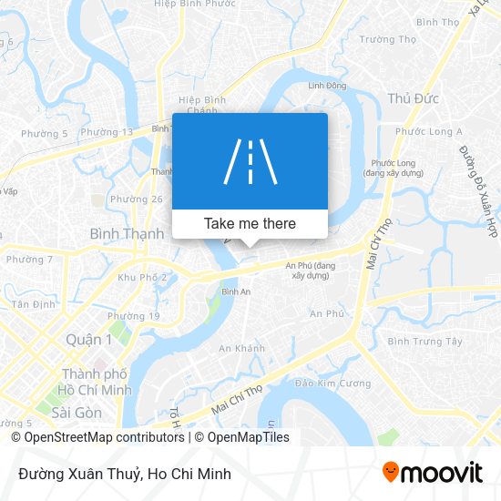 Đường Xuân Thuỷ map