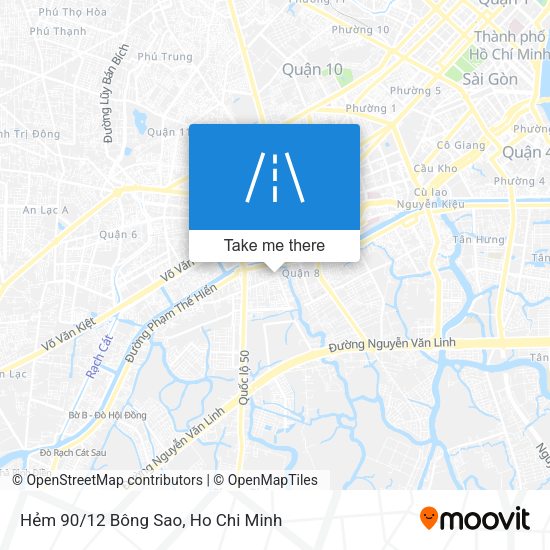 Hẻm 90/12 Bông Sao map