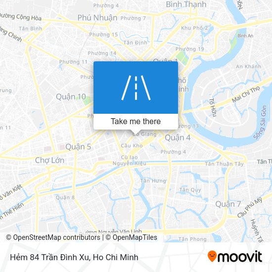 Hẻm 84 Trần Ðình Xu map