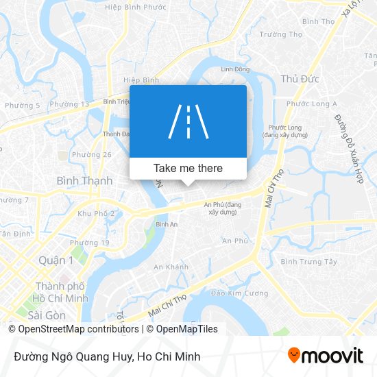 Đường Ngô Quang Huy map
