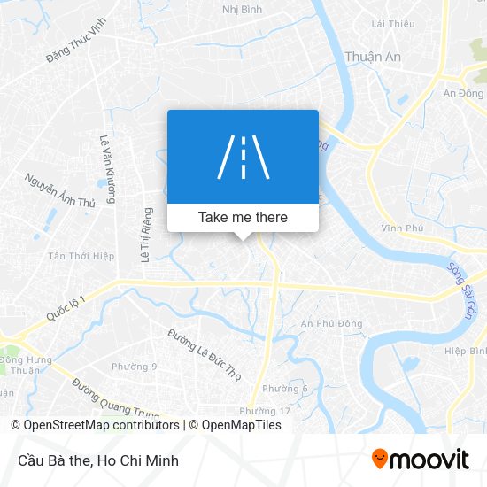 Cầu Bà the map