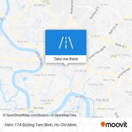 Hẻm 174 Đường Tam Bình map