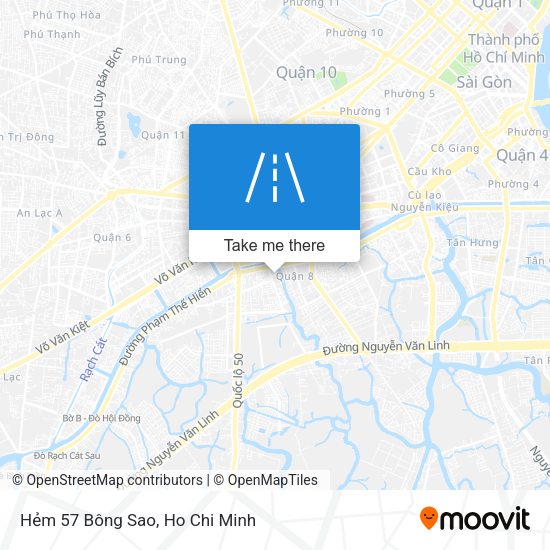 Hẻm 57 Bông Sao map