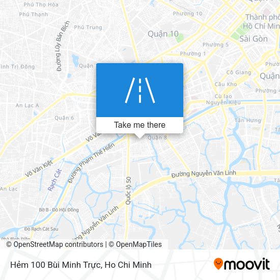 Hẻm 100 Bùi Minh Trực map
