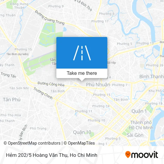 Hẻm 202/5 Hoàng Văn Thụ map