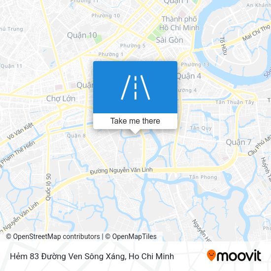Hẻm 83 Đường Ven Sông Xáng map
