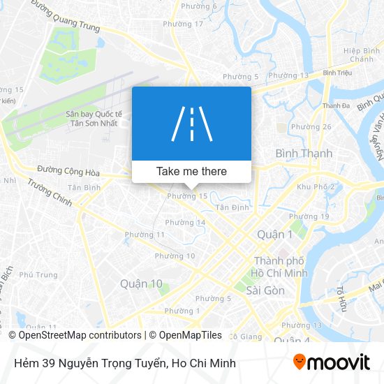 Hẻm 39 Nguyễn Trọng Tuyển map