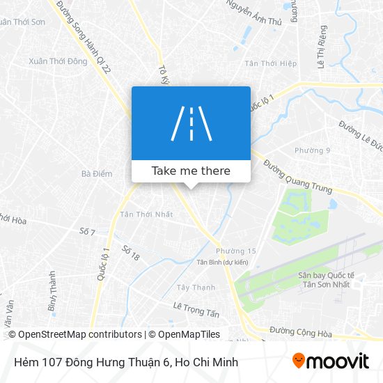 Hẻm 107 Đông Hưng Thuận 6 map