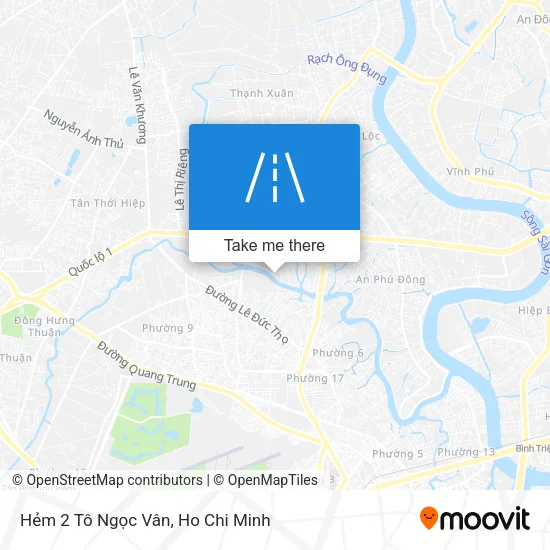 Hẻm 2 Tô Ngọc Vân map