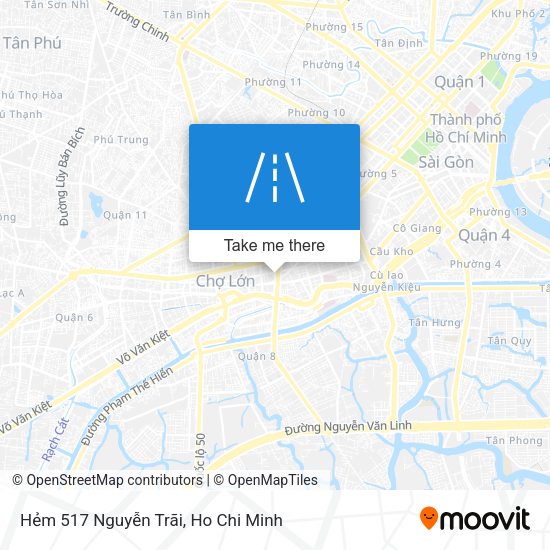 Hẻm 517 Nguyễn Trãi map