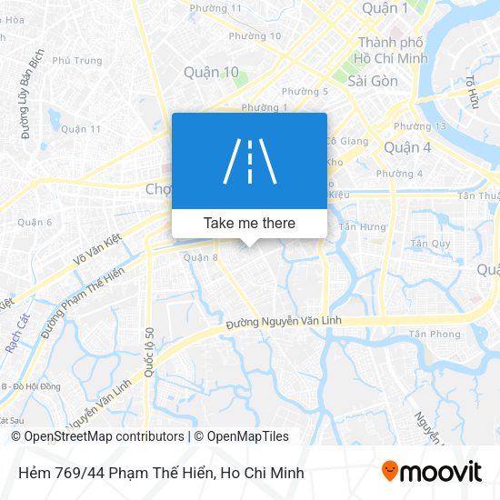 Hẻm 769/44 Phạm Thế Hiển map