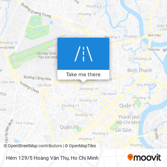 Hẻm 129/5 Hoàng Văn Thụ map