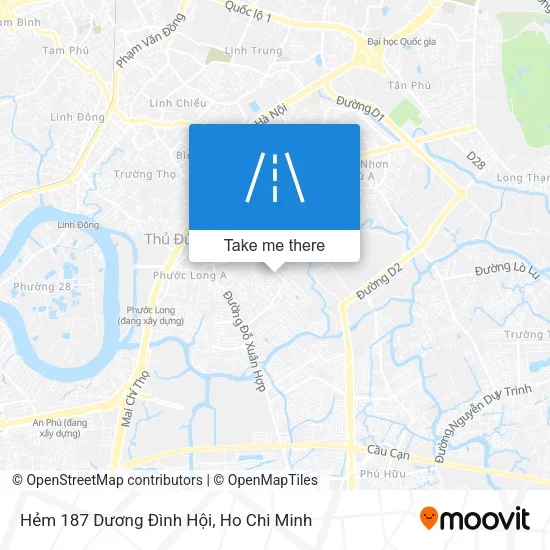 Hẻm 187 Dương Đình Hội map