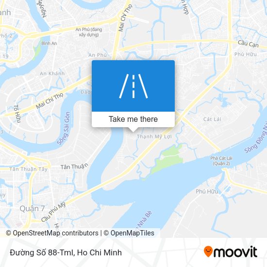 Đường Số 88-Tml map