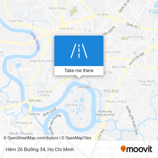 Hẻm 26 Đường 34 map