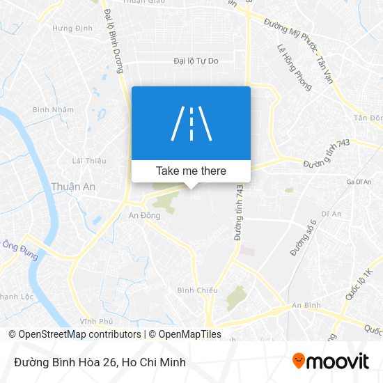 Đường Bình Hòa 26 map