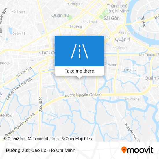 Đường 232 Cao Lỗ map