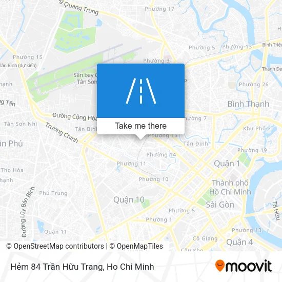 Hẻm 84 Trần Hữu Trang map