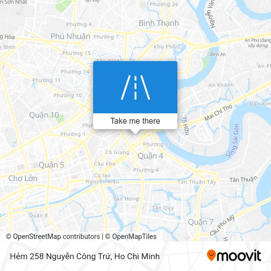 Hẻm 258 Nguyễn Công Trứ map