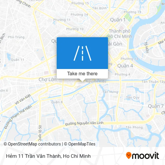 Hẻm 11 Trần Văn Thành map