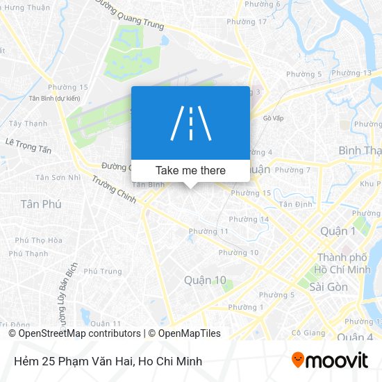 Hẻm 25 Phạm Văn Hai map