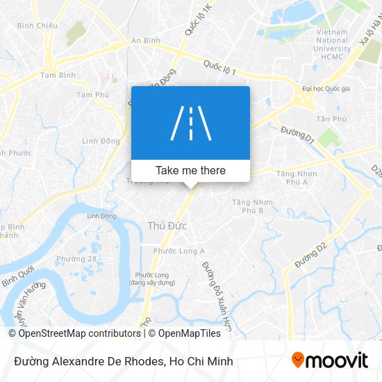 Đường Alexandre De Rhodes map