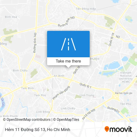 Hẻm 11 Đường Số 13 map