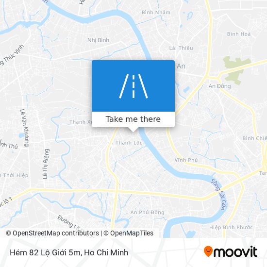 Hém 82 Lộ Giới 5m map