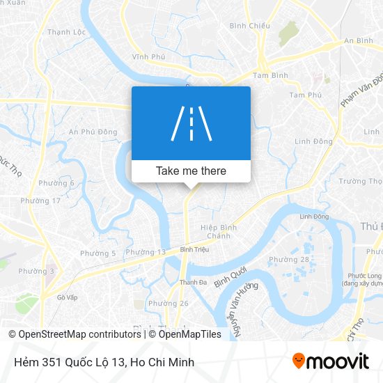 Hẻm 351 Quốc Lộ 13 map